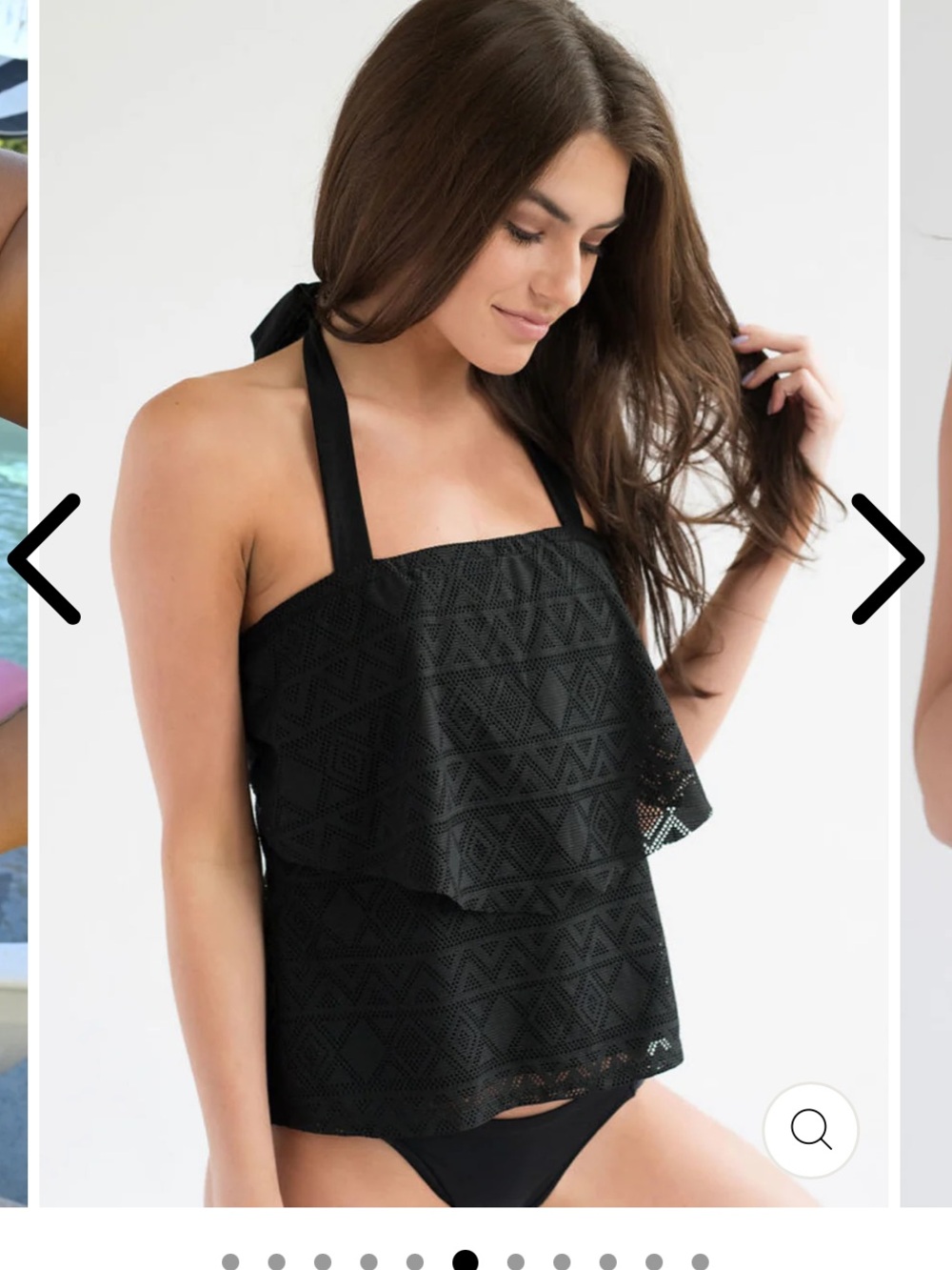 Nursing swim top